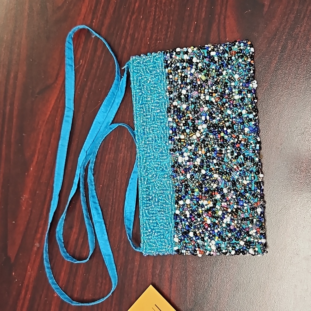 Beautiful colors - Beaded purse